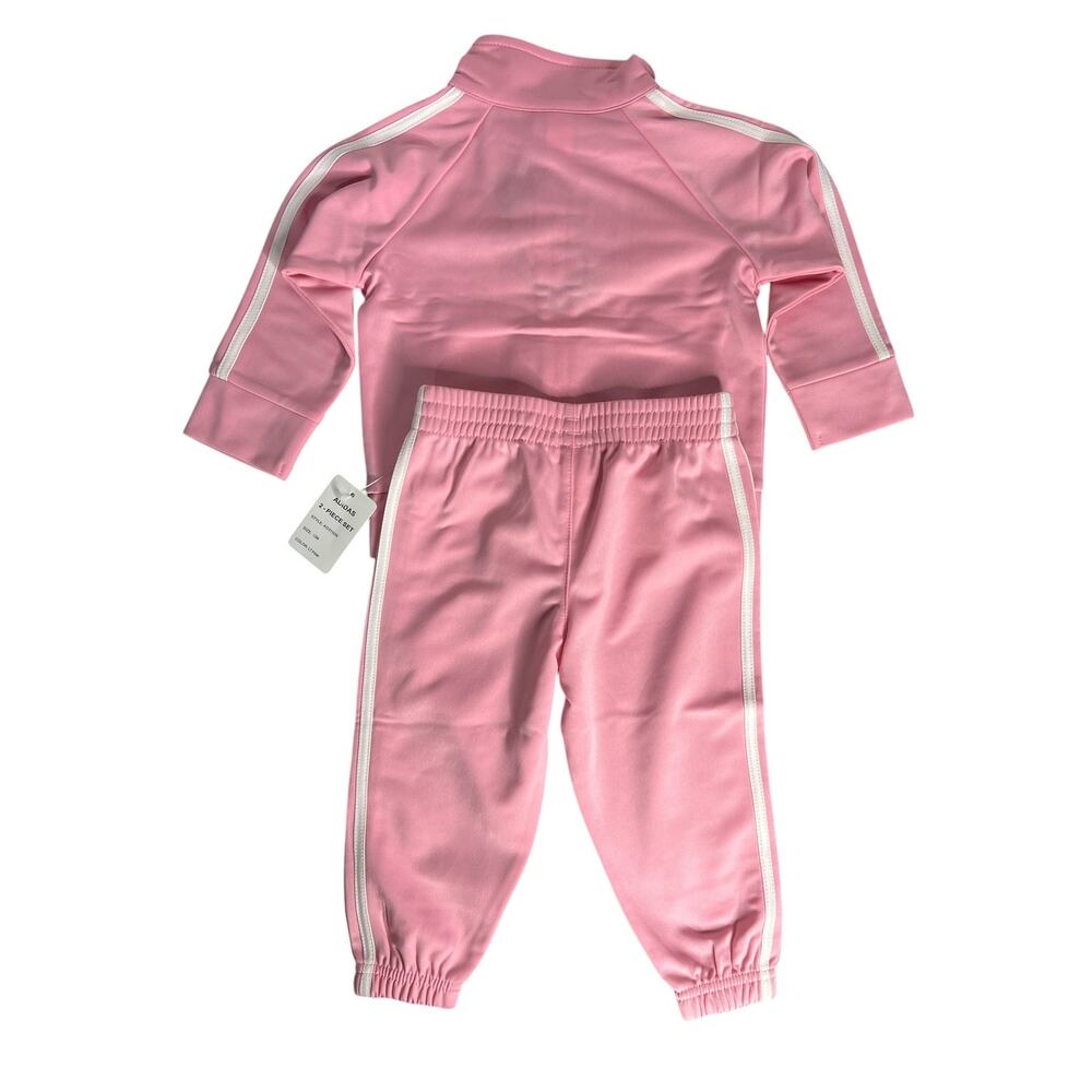 Adidas Girls 2 Piece Track Suit 12 month New - Picture 5 of 5